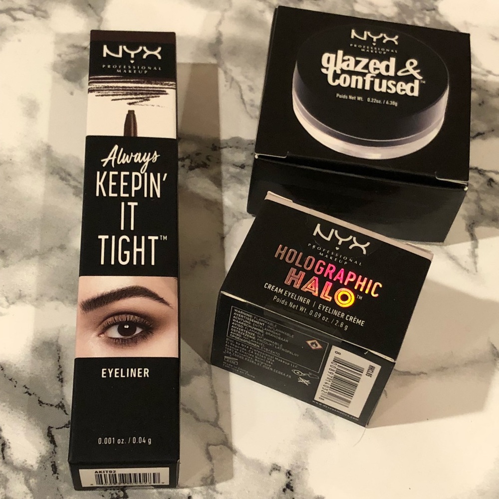 NEW NYX PRODUCTS! Bundle of shadow & liners